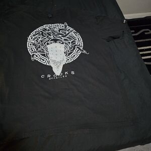 Crooks & Castles Black Graphic T-Shirt